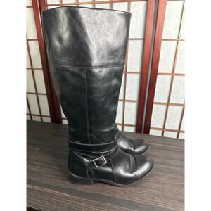 Arizona Women's size 8.5 wide calf black boots knee high